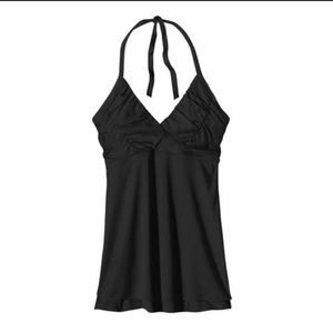 Patagonia layered mesh halter top black
